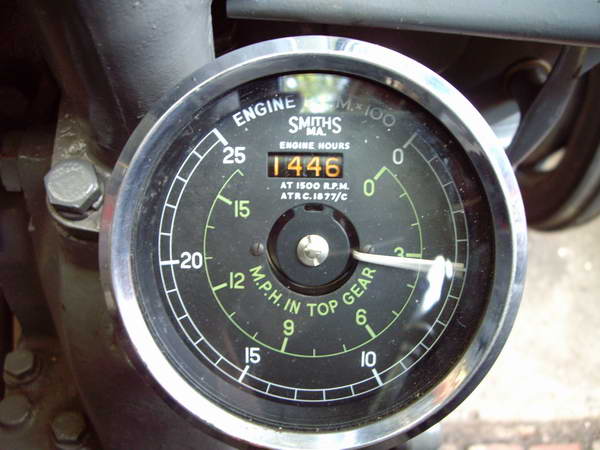 500 RPM mark obscured by needle